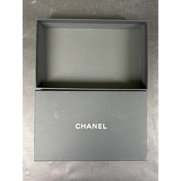 Chanel White & Black Gift Boxes & Tissue Empty Luxury Storage - Picture 3 of 4